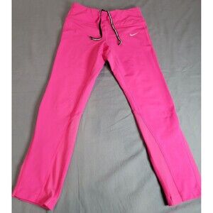 Women’s XS Pink Running Capri Leggings Athletic Activewear gym running